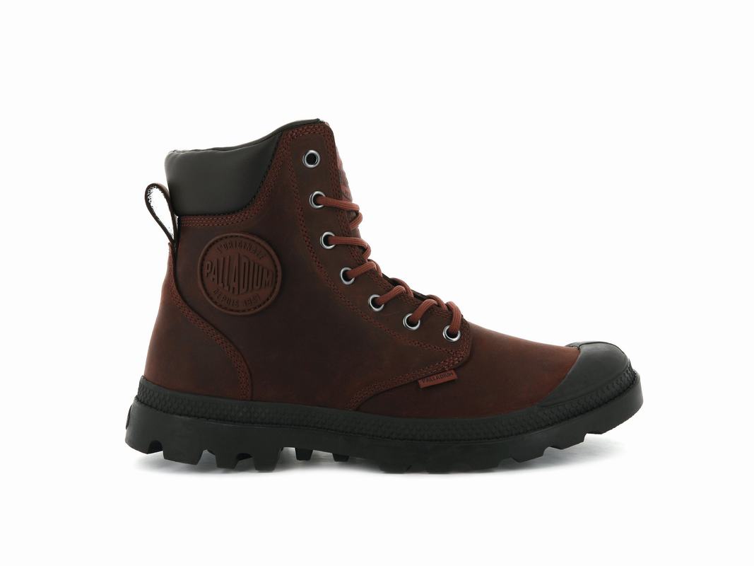 Palladium Pampa Cuff Wp Lux Muške Vodootporna Čizme Smeđe ||HG3860147||